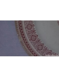 Plato postre color rosa La... 2