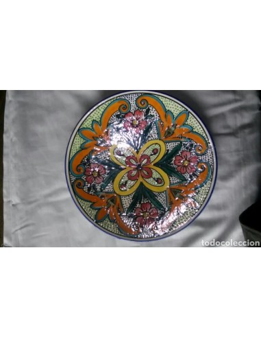 Plato TALAVERA, antiguo, 31 cm diámetro