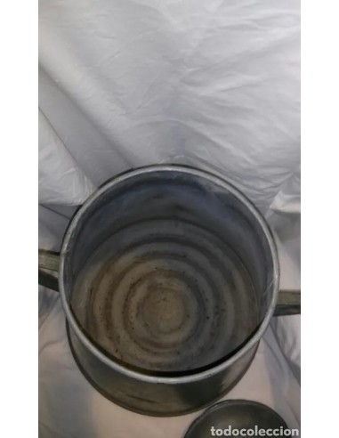 Sella, recipiente para el agua, de cinc