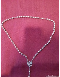 Rosario de plata 34,7 gr. 2