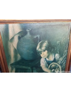 Antiguo cuadro tablex...