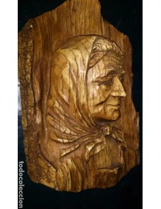 Talla en madera maciza