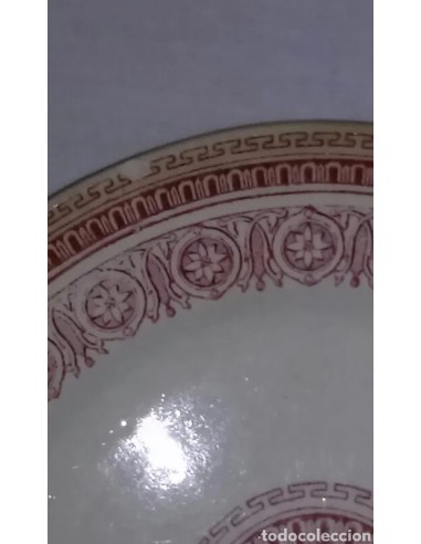 Plato postre 19 cm color rosa La...