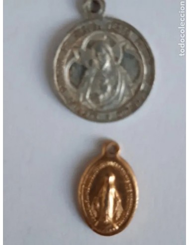 Lote 6 medallas religiosas