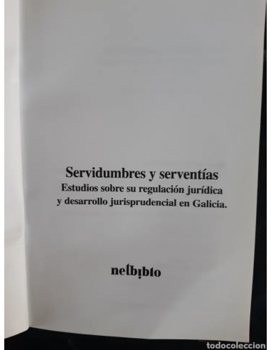 SERVIDUMBRES Y SERVENTIAS. Estudios...