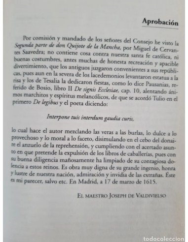 DON QUIJOTE DE LA MANCHA, parte II,...