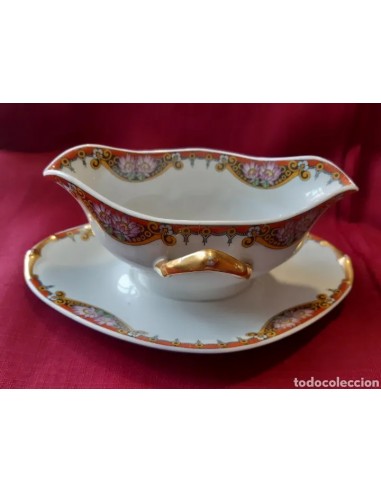 SALSERA LIMOGES con portasalsera,...