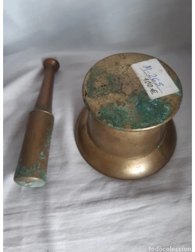 Antiguo mortero, almirez, en bronce,...