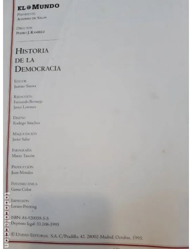 HISTORIA DE LA DEMOCRACIA, La...