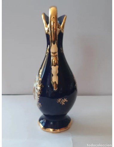 Jarra LIMOGES, miniatura. Azul...