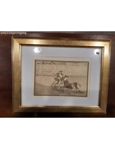 Grabado tauromaquia GOYA...