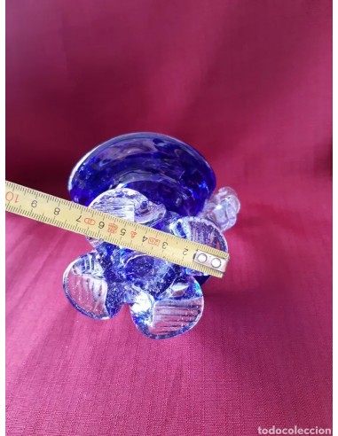 Antigua cesta cristal murano