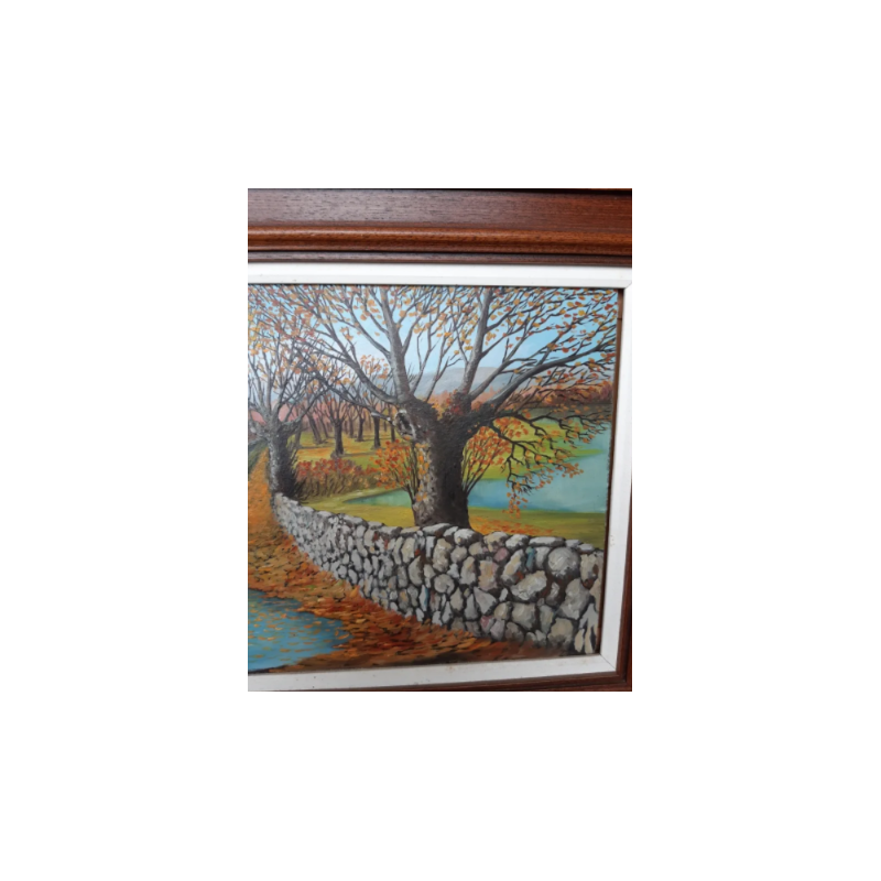 Cuadro pintura gallega al óleo de...