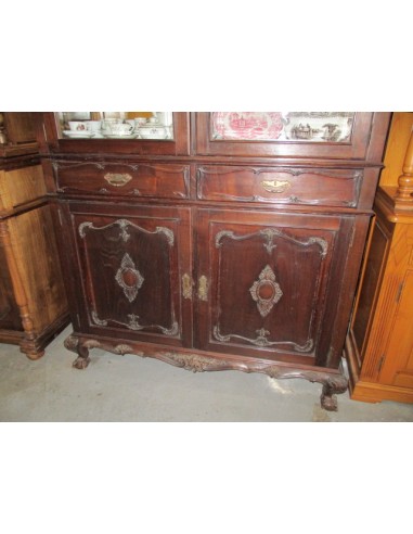 Cristalera / Vitrina de castaño