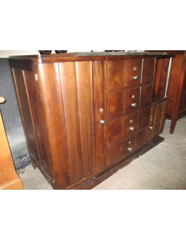 Aparador art decó de castaño