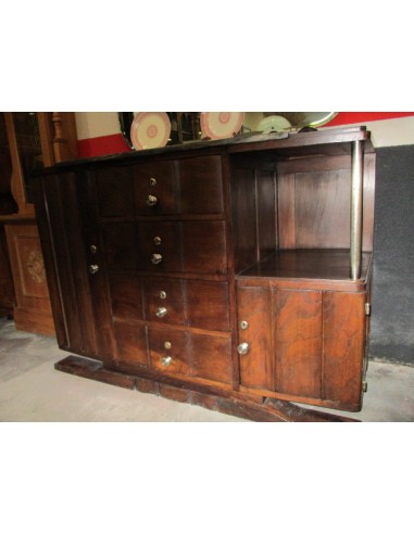 Aparador art decó de castaño