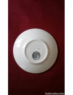 Plato café, negro, La Cartuja 2