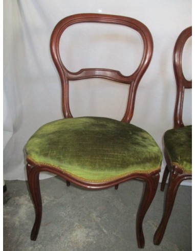 Par de sillas de madera de teca