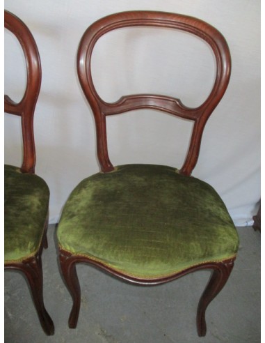 Par de sillas de madera de teca